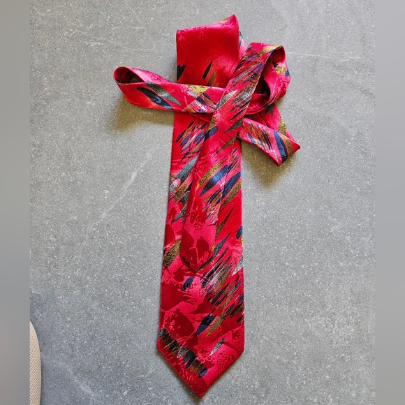 Vespucci Italian men's necktie 100%Silk - Picture 7 of 7